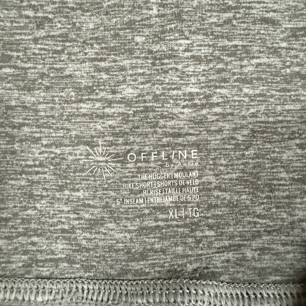 Aerie Gray Women's Shorts - Picture 3 of 4